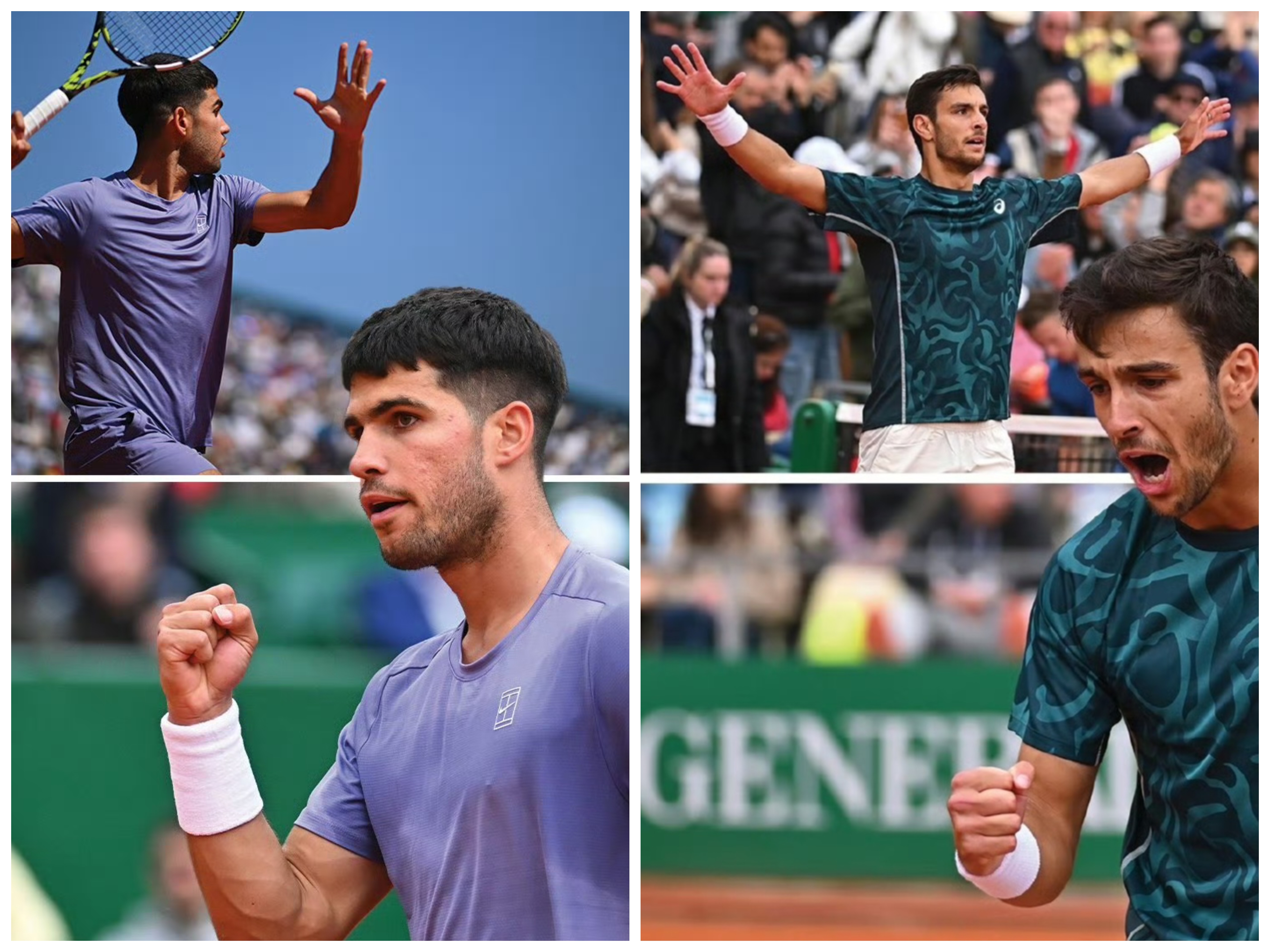 戴维斯杯力克蒙特卡洛大师赛，德约科维奇统治全场